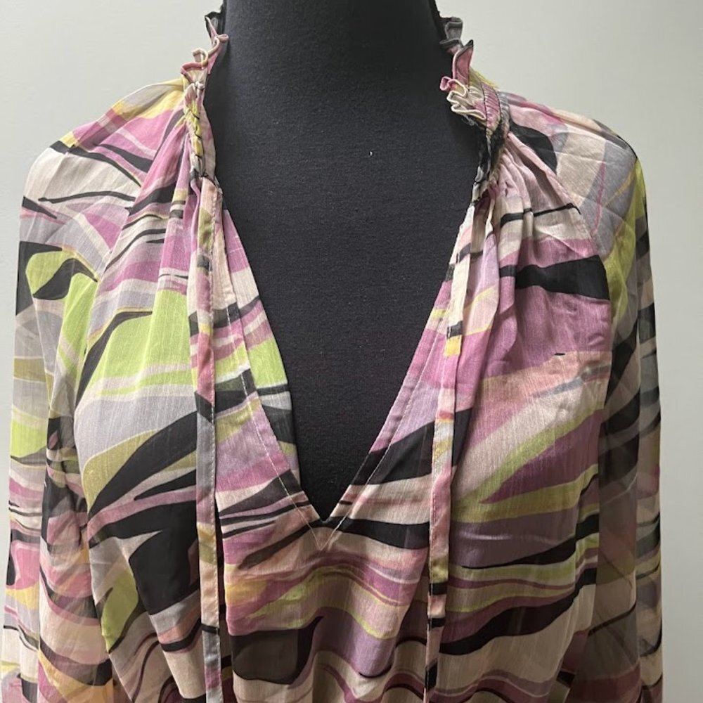 NWT Ted Baker London Zeenaa Blouson Sleeve Mini Dress in Dusky Pink size 2 (4-6) - Picture 6 of 9